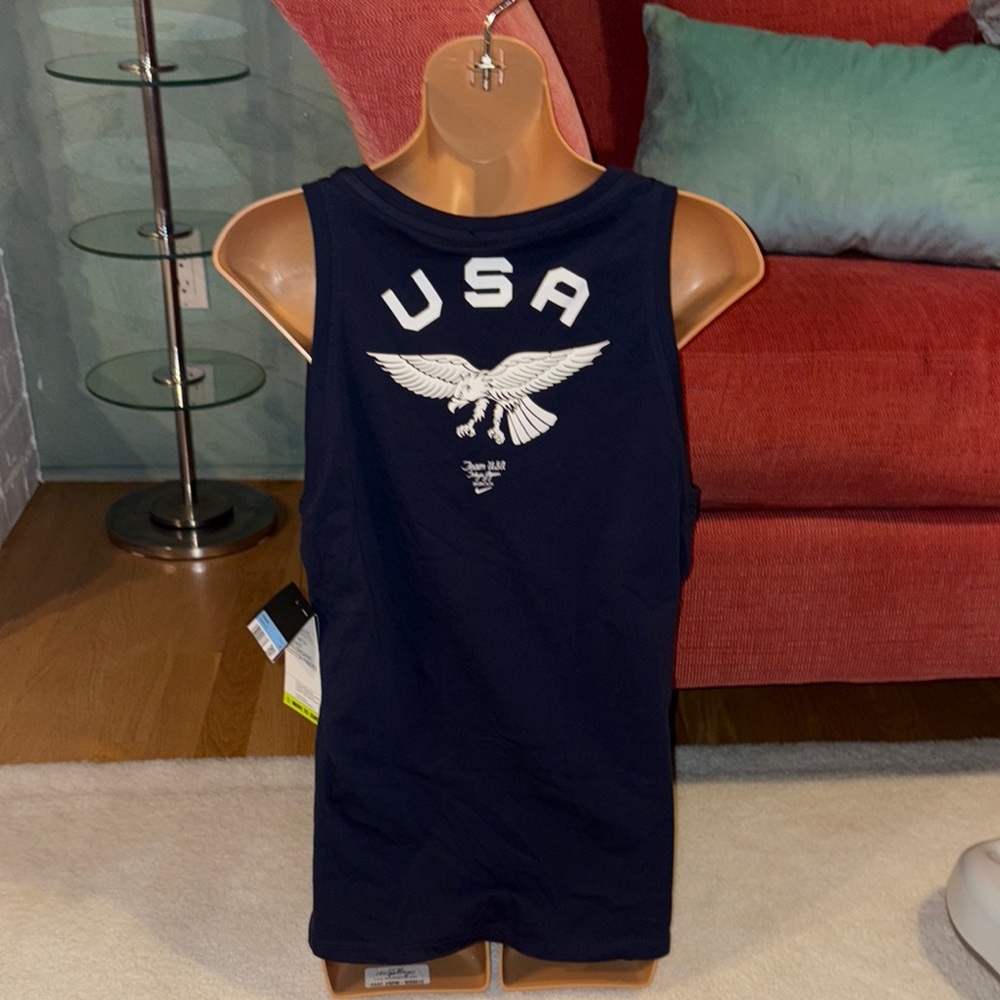 NWT 🇺🇸Nike Team USA Eagle Navy Tank Top